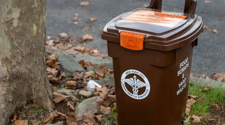 Composting in NYC.
