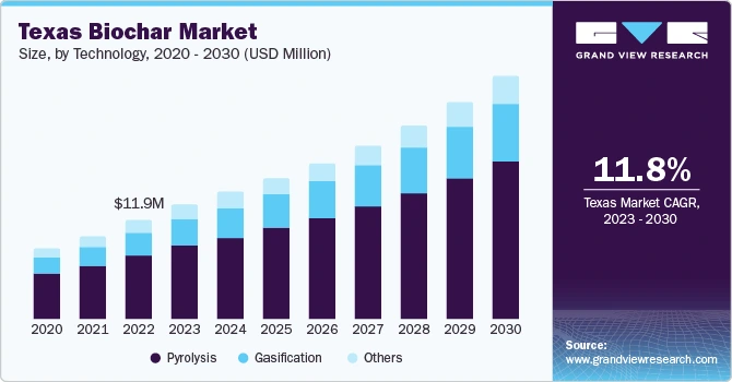 texas biochar market size